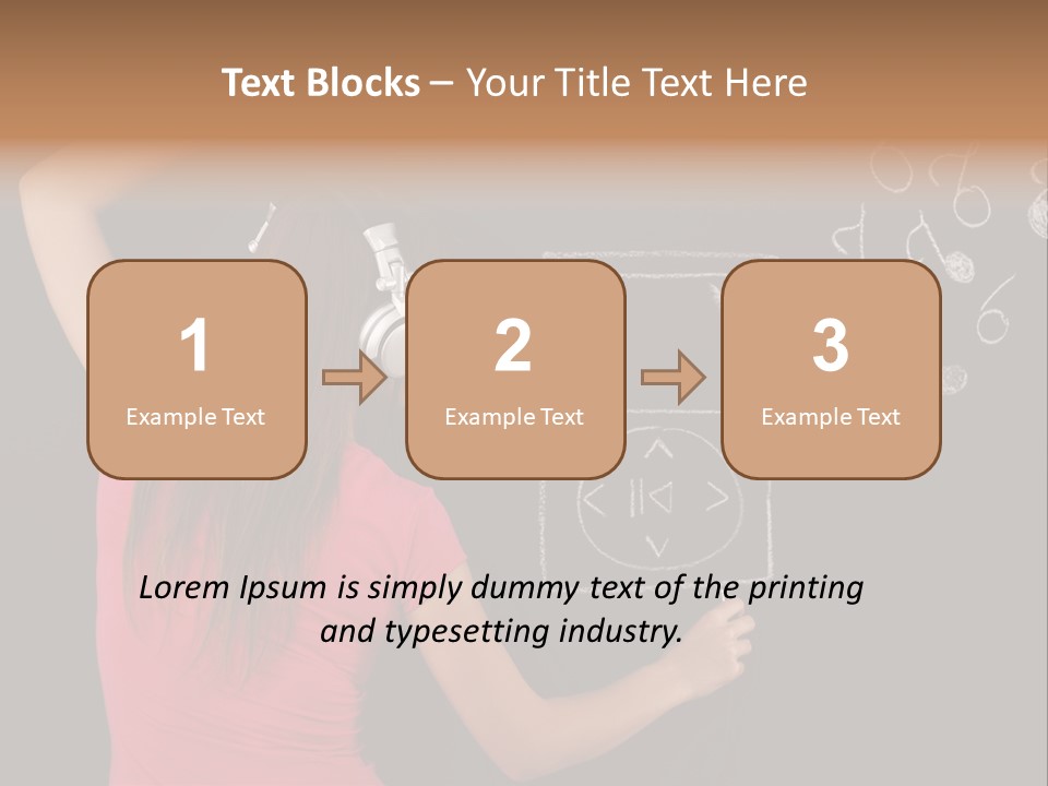 Unrecognizable Person Glamour Mp Icon PowerPoint Template