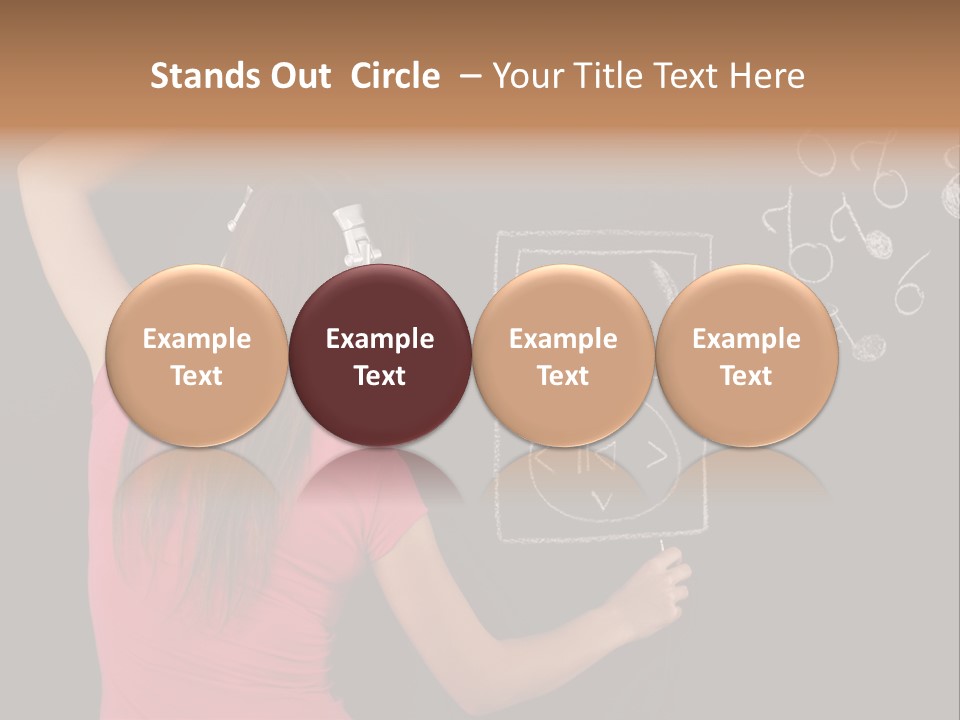 Unrecognizable Person Glamour Mp Icon PowerPoint Template