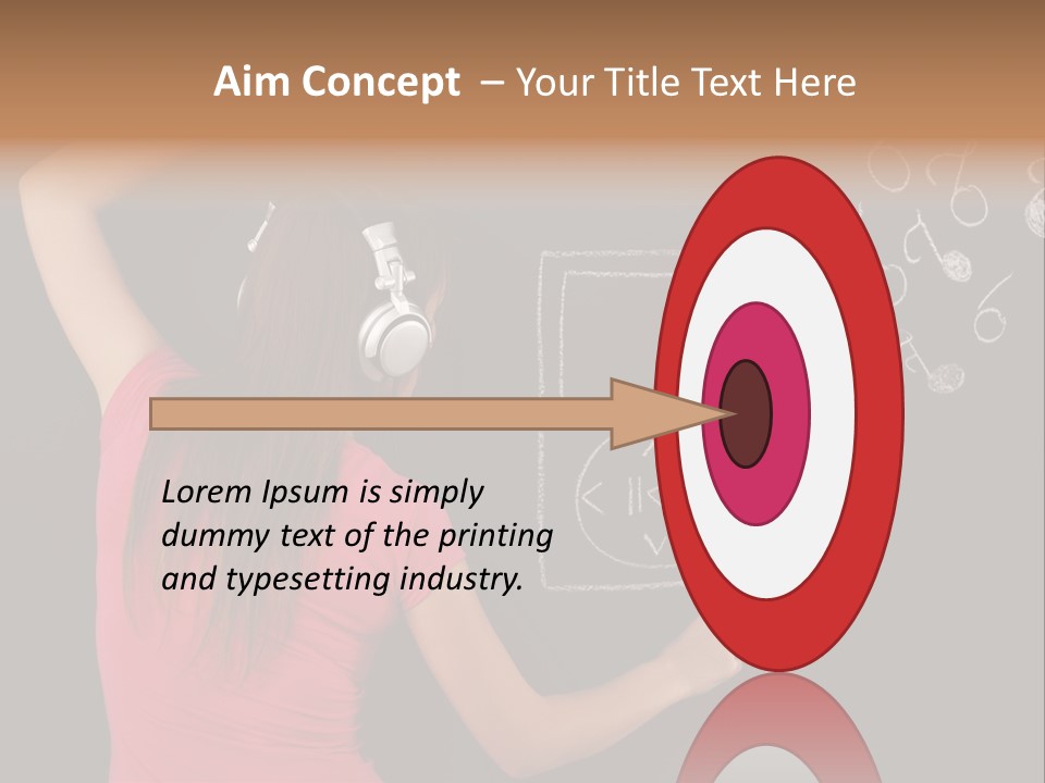 Unrecognizable Person Glamour Mp Icon PowerPoint Template