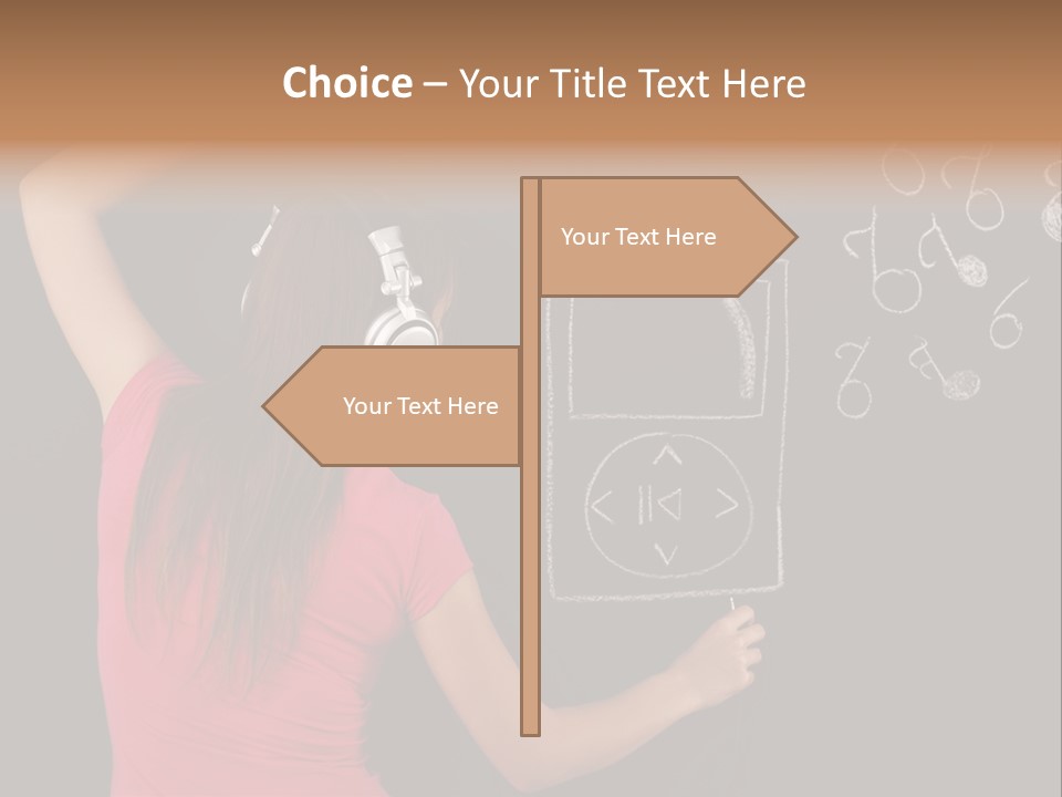 Unrecognizable Person Glamour Mp Icon PowerPoint Template