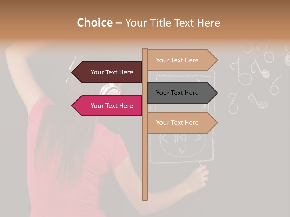 Unrecognizable Person Glamour Mp Icon PowerPoint Template