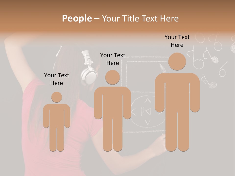 Unrecognizable Person Glamour Mp Icon PowerPoint Template