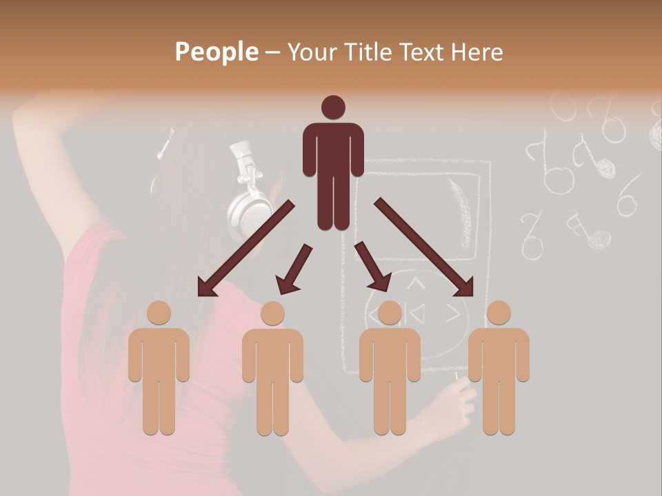 Unrecognizable Person Glamour Mp Icon PowerPoint Template