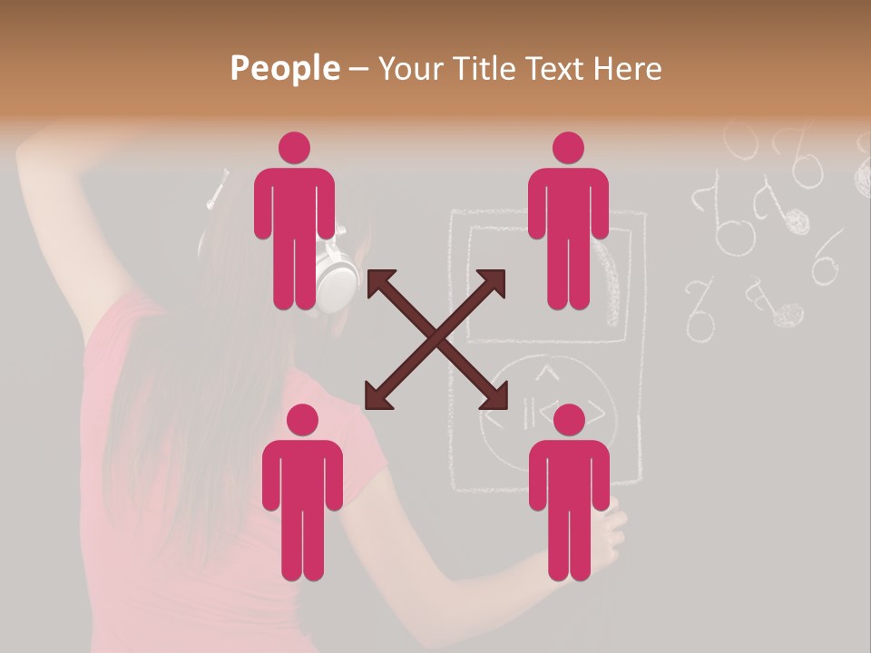 Unrecognizable Person Glamour Mp Icon PowerPoint Template