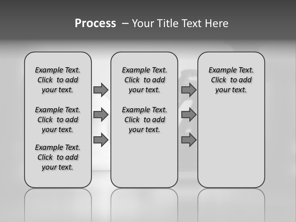 A Black And White Photo Of Chess Pieces PowerPoint Template