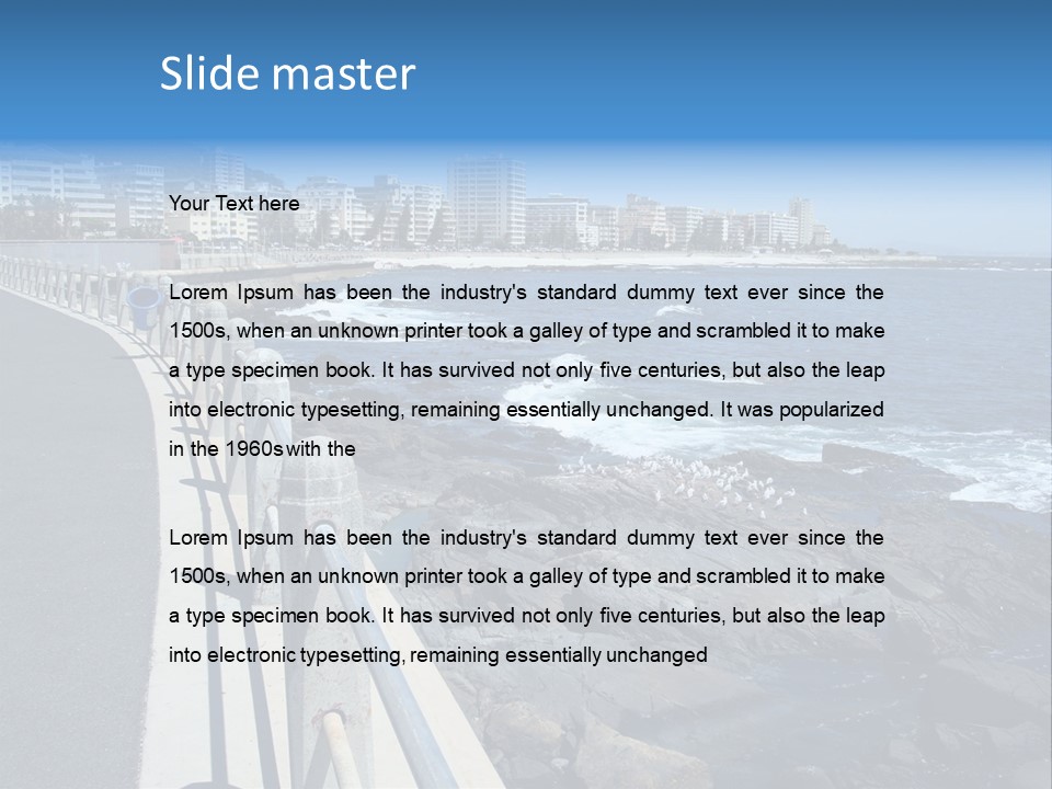 Surrounding Wall Flower PowerPoint Template