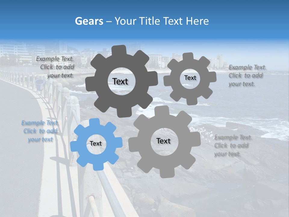 Surrounding Wall Flower PowerPoint Template