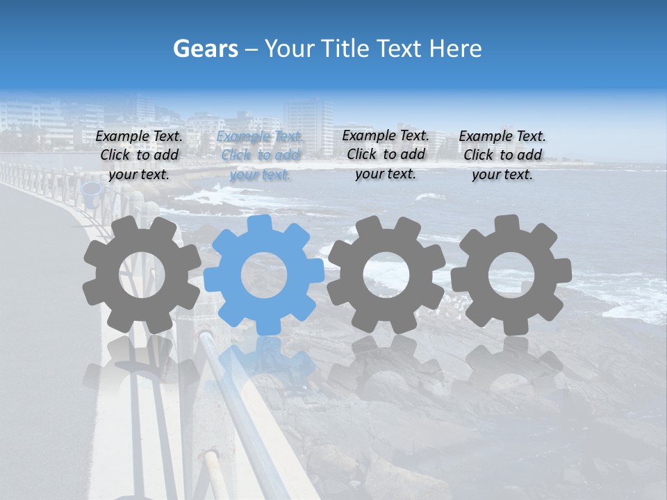 Surrounding Wall Flower PowerPoint Template