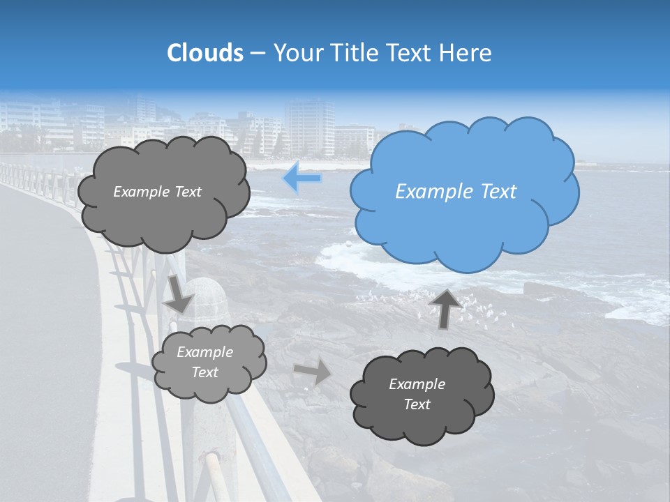 Surrounding Wall Flower PowerPoint Template