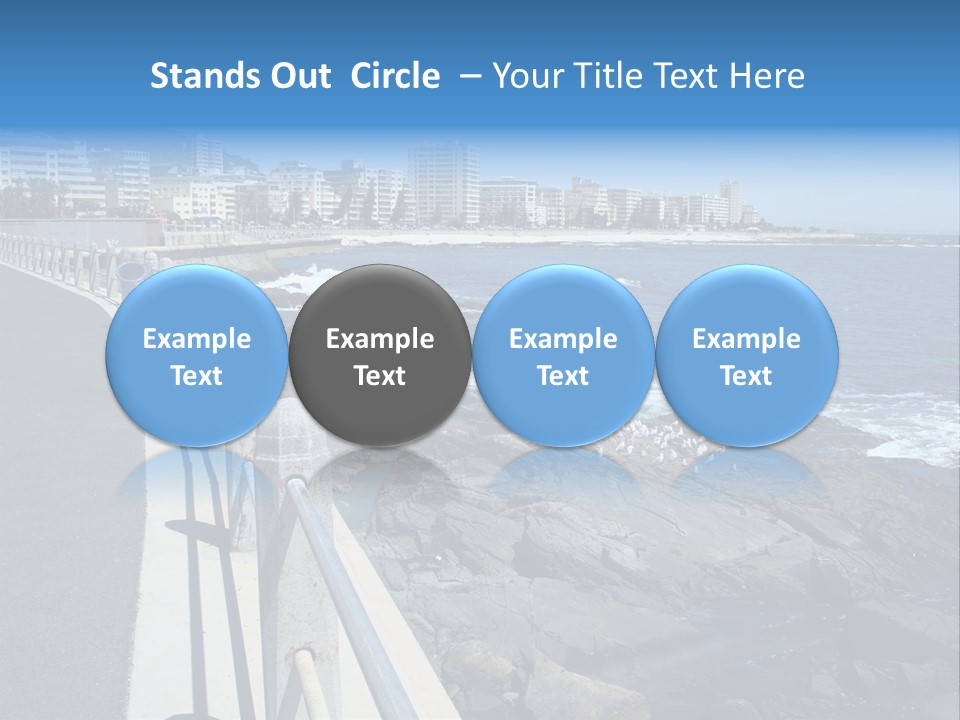 Surrounding Wall Flower PowerPoint Template