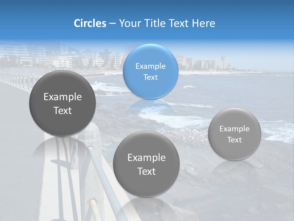 Surrounding Wall Flower PowerPoint Template