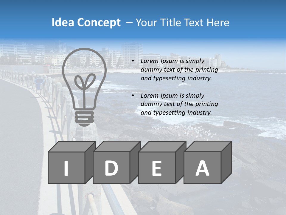 Surrounding Wall Flower PowerPoint Template