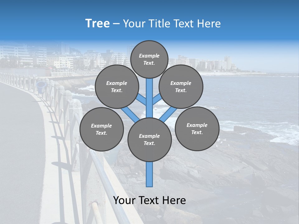 Surrounding Wall Flower PowerPoint Template