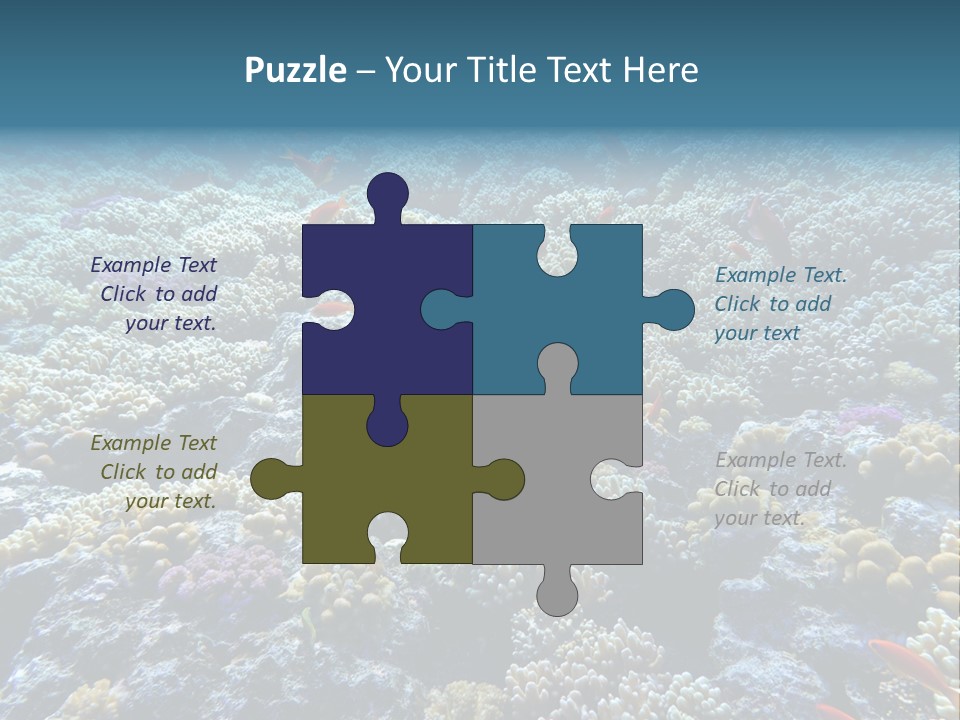 Marine Animals Underwater Marine Life PowerPoint Template