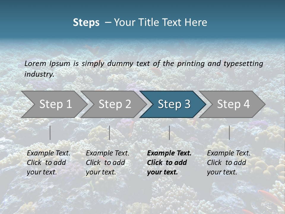 Marine Animals Underwater Marine Life PowerPoint Template