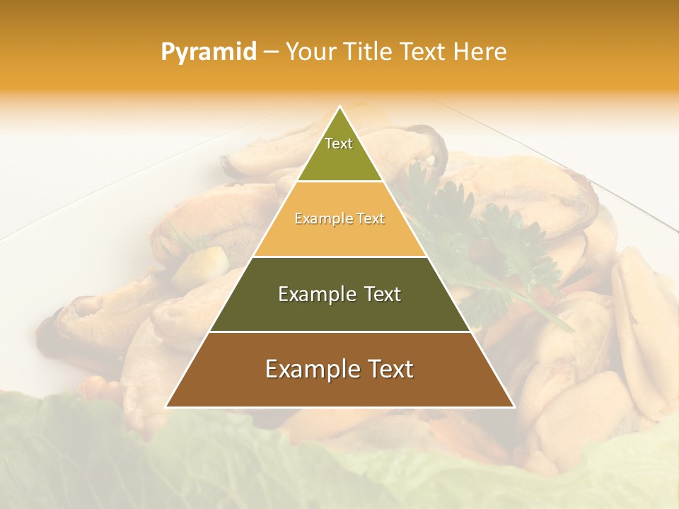 Recipe Fresh Fish Seafood Buffet PowerPoint Template