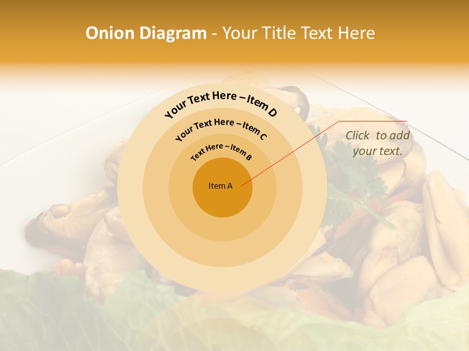 Recipe Fresh Fish Seafood Buffet PowerPoint Template