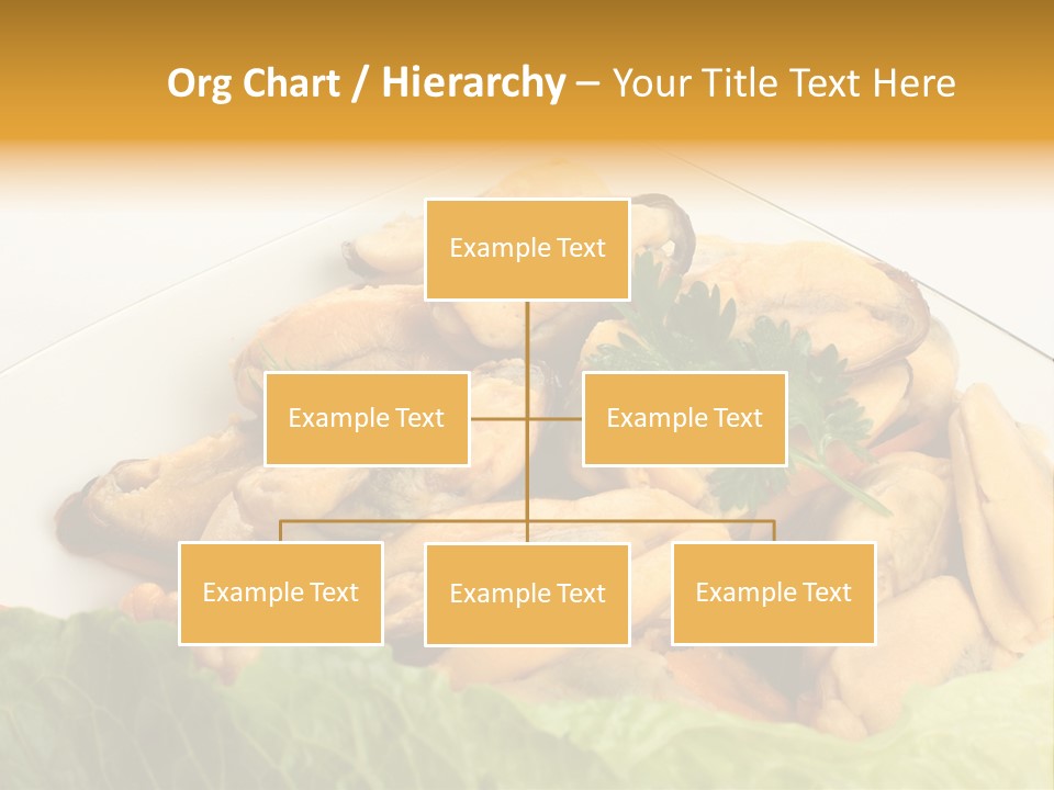 Recipe Fresh Fish Seafood Buffet PowerPoint Template