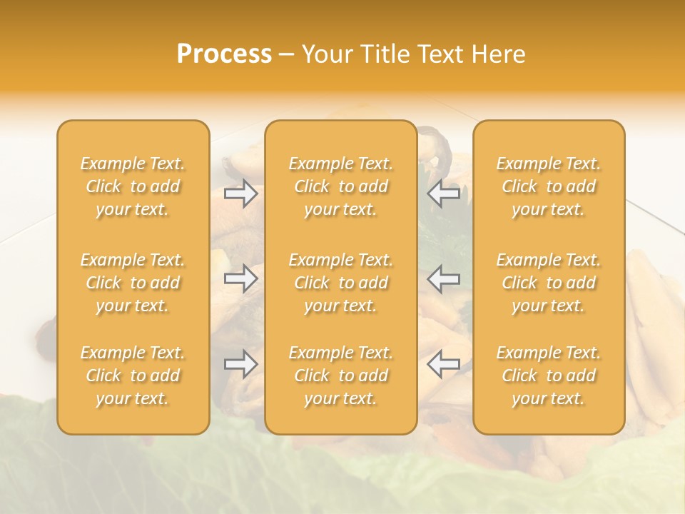 Recipe Fresh Fish Seafood Buffet PowerPoint Template