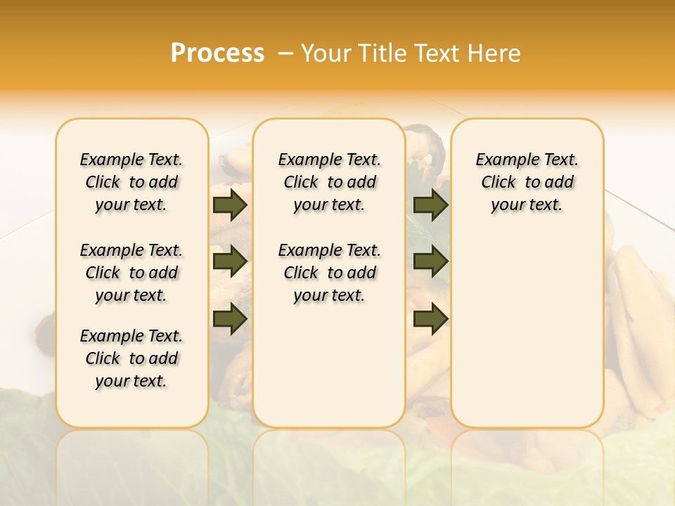 Recipe Fresh Fish Seafood Buffet PowerPoint Template