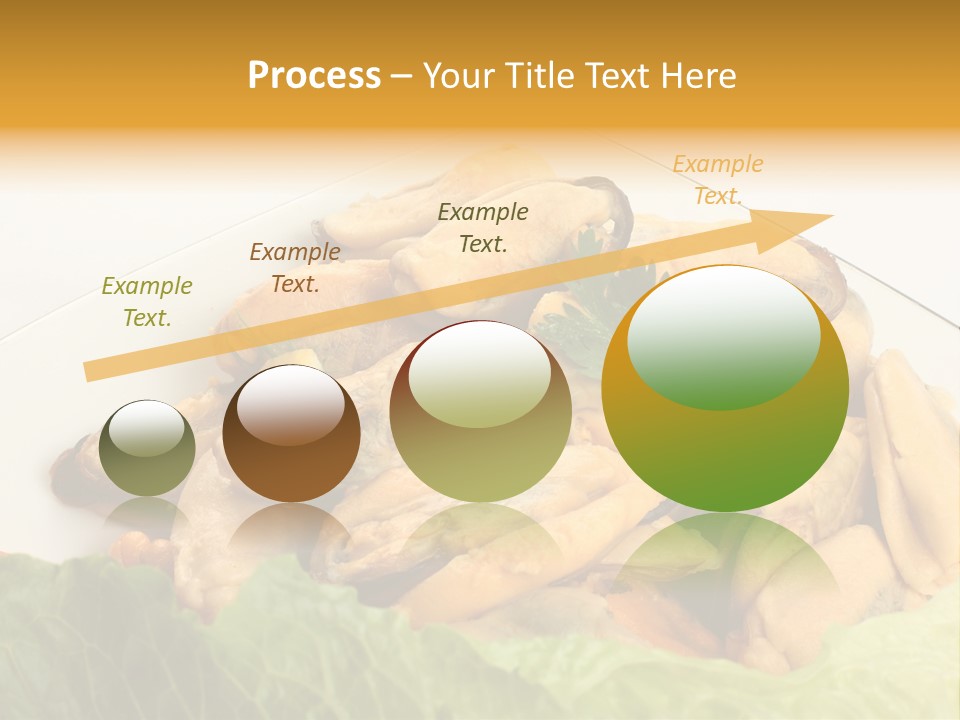 Recipe Fresh Fish Seafood Buffet PowerPoint Template