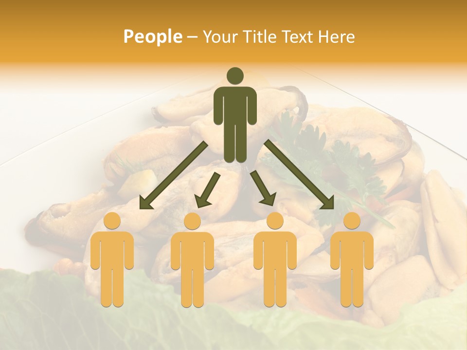 Recipe Fresh Fish Seafood Buffet PowerPoint Template