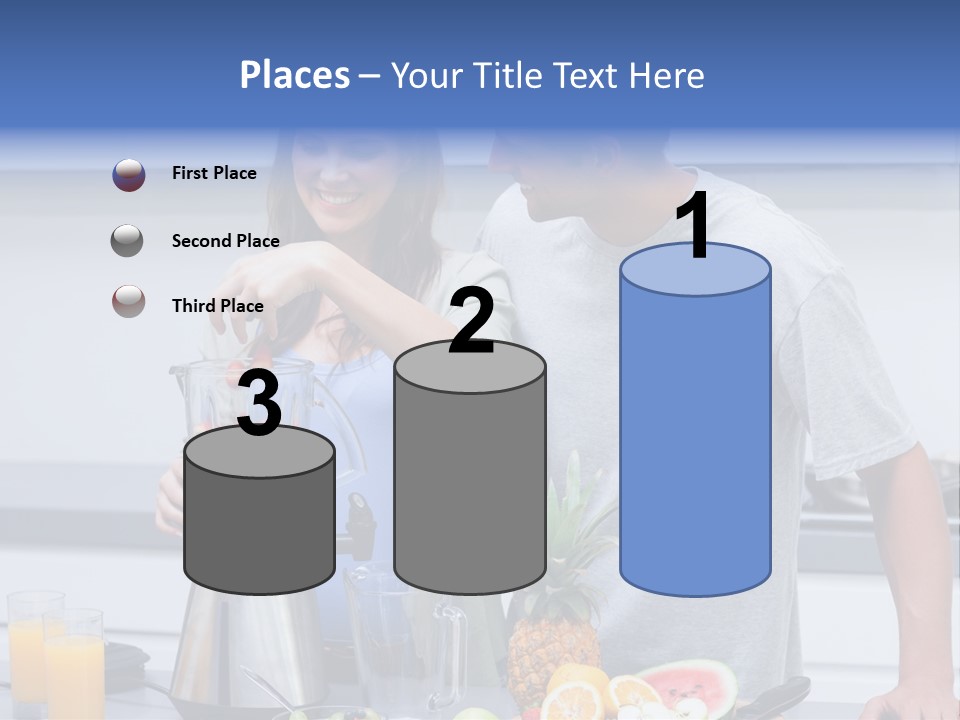 Kitchen Counter Cheerful PowerPoint Template