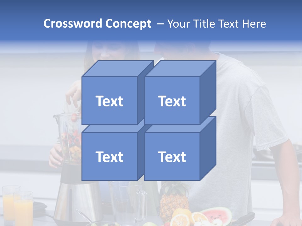 Kitchen Counter Cheerful PowerPoint Template