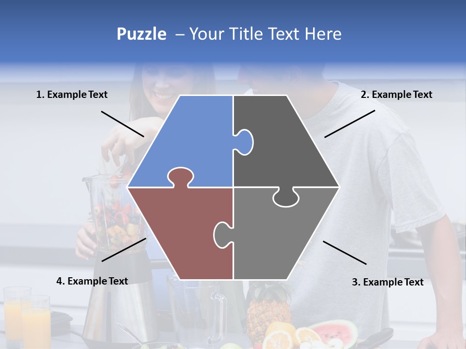 Kitchen Counter Cheerful PowerPoint Template