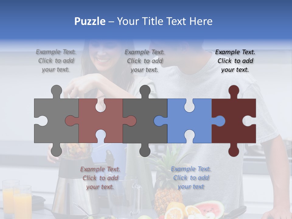 Kitchen Counter Cheerful PowerPoint Template