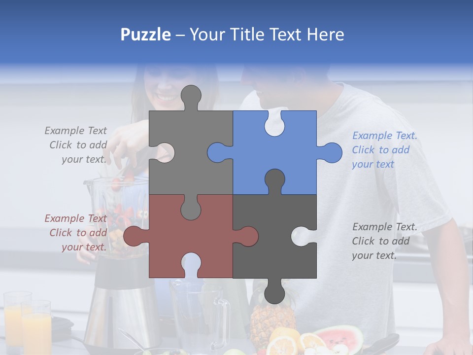 Kitchen Counter Cheerful PowerPoint Template