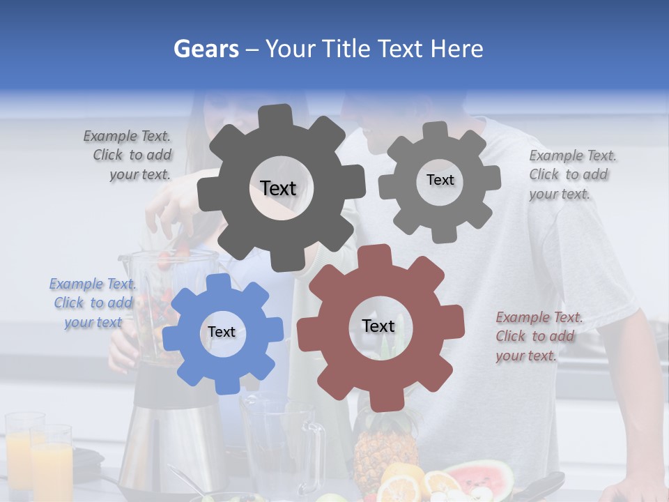 Kitchen Counter Cheerful PowerPoint Template