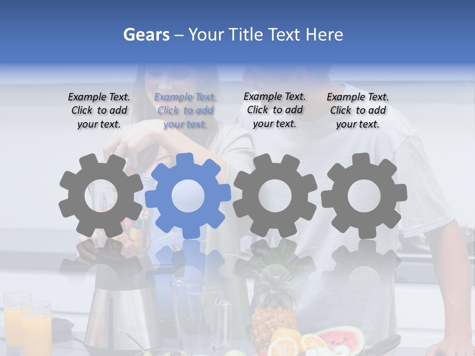 Kitchen Counter Cheerful PowerPoint Template