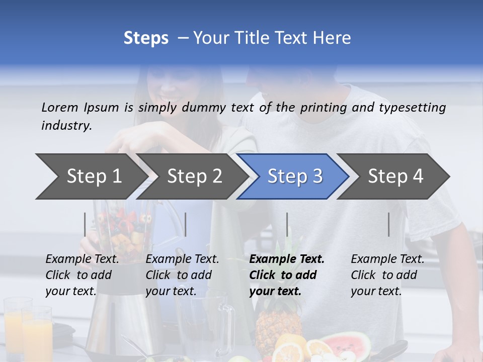 Kitchen Counter Cheerful PowerPoint Template