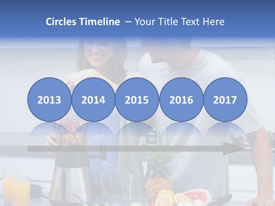 Kitchen Counter Cheerful PowerPoint Template