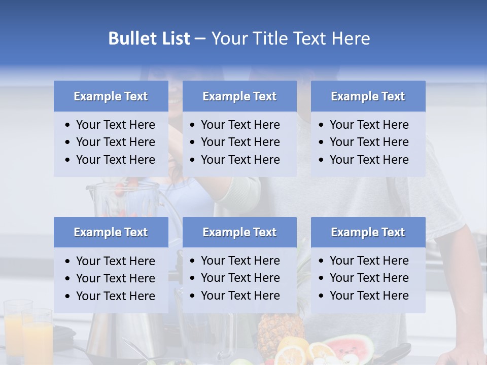 Kitchen Counter Cheerful PowerPoint Template