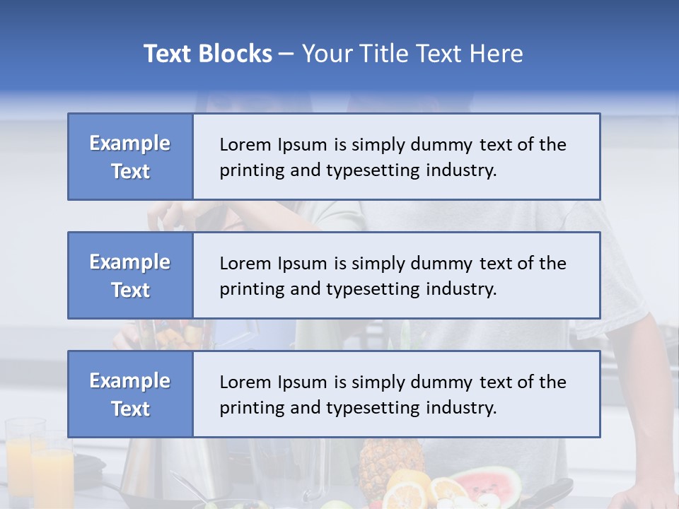Kitchen Counter Cheerful PowerPoint Template