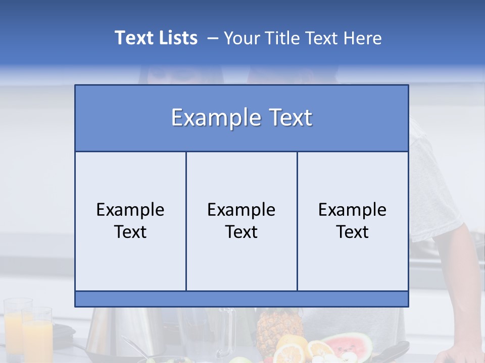Kitchen Counter Cheerful PowerPoint Template