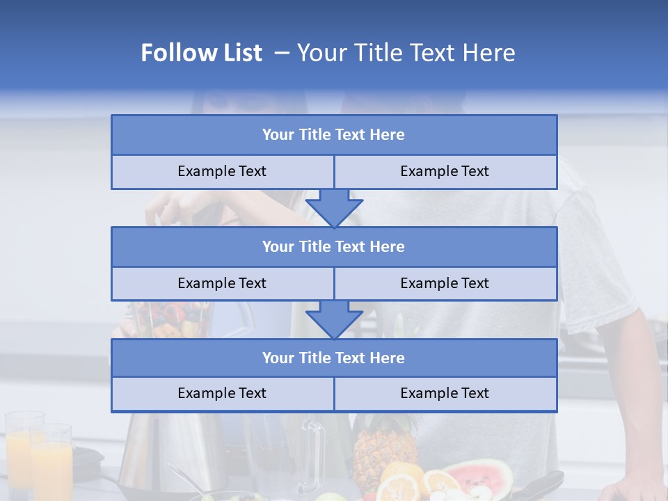 Kitchen Counter Cheerful PowerPoint Template