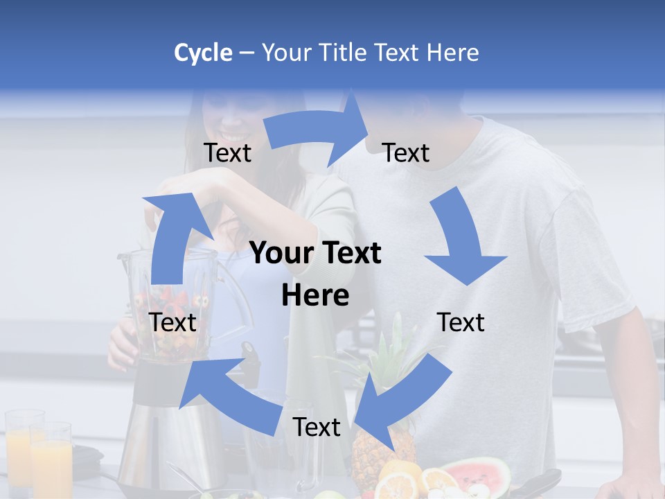 Kitchen Counter Cheerful PowerPoint Template