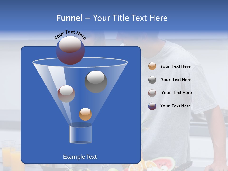 Kitchen Counter Cheerful PowerPoint Template