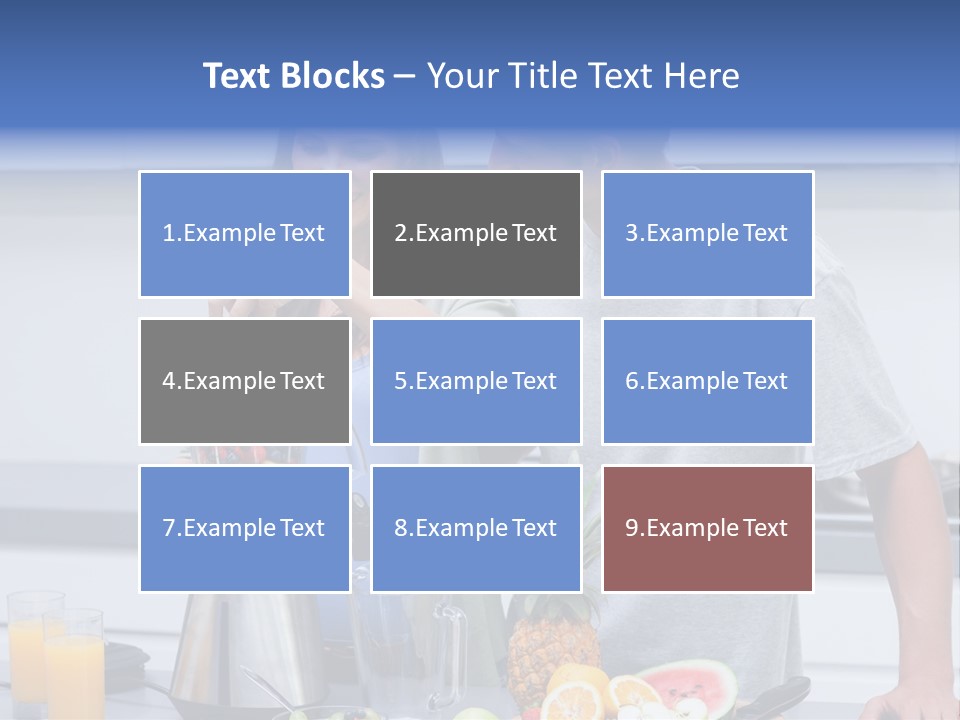 Kitchen Counter Cheerful PowerPoint Template