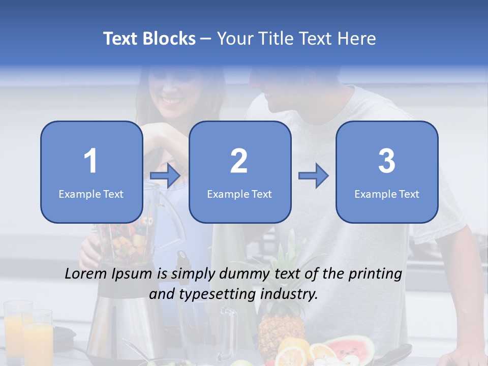 Kitchen Counter Cheerful PowerPoint Template