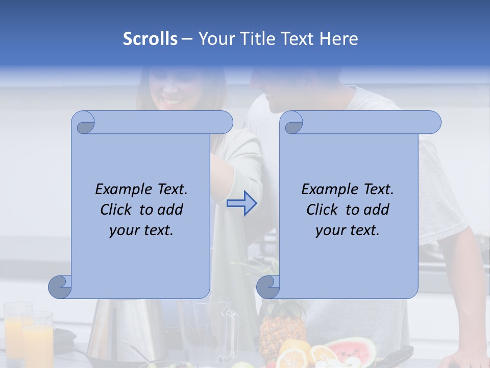 Kitchen Counter Cheerful PowerPoint Template