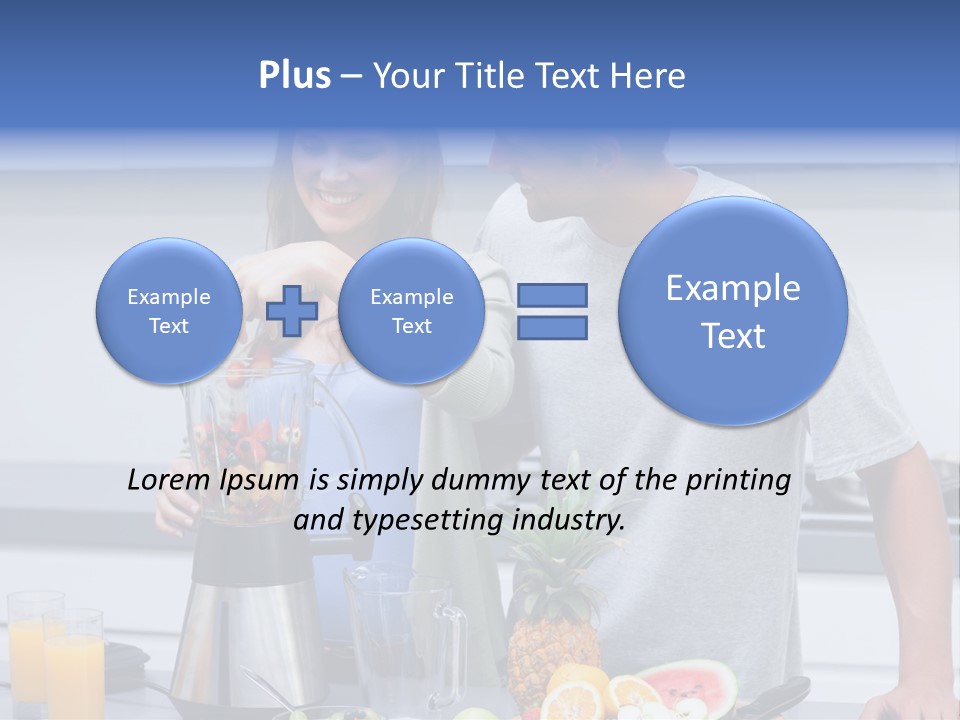 Kitchen Counter Cheerful PowerPoint Template