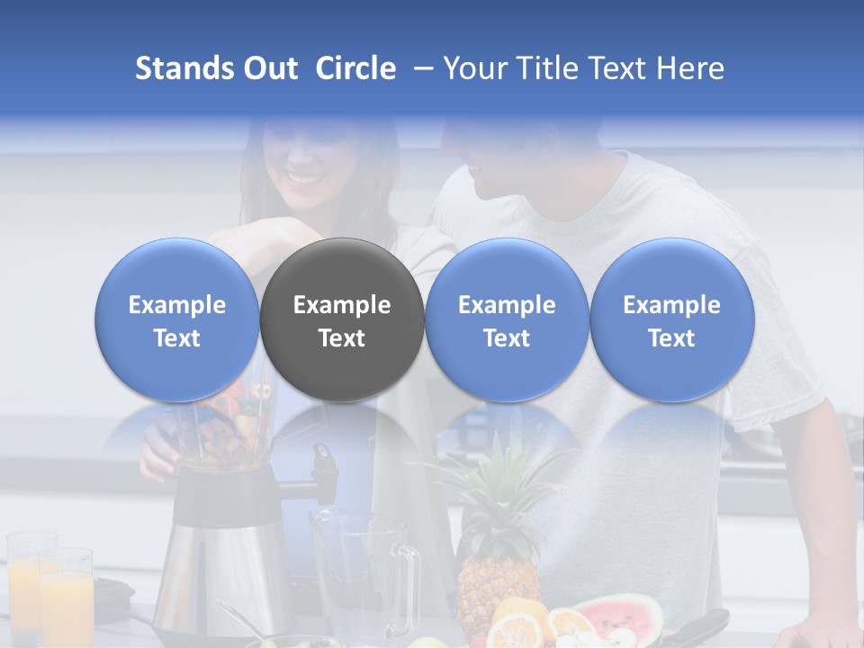 Kitchen Counter Cheerful PowerPoint Template