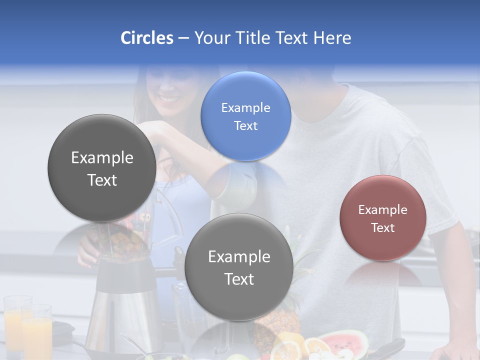 Kitchen Counter Cheerful PowerPoint Template