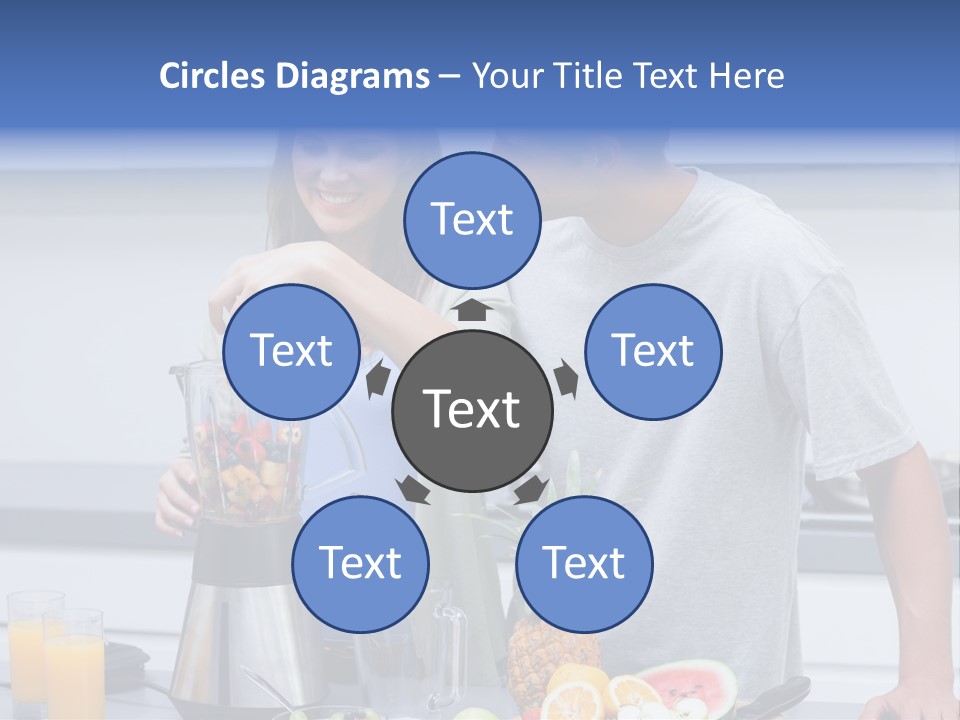 Kitchen Counter Cheerful PowerPoint Template