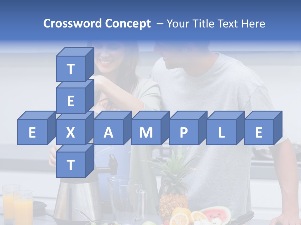 Kitchen Counter Cheerful PowerPoint Template