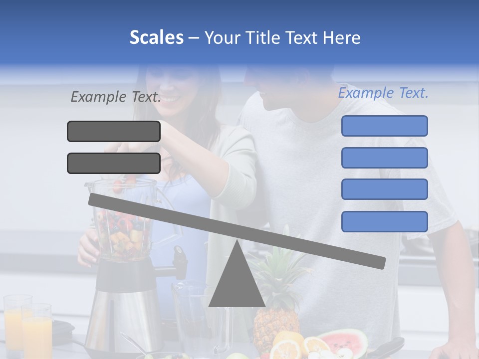 Kitchen Counter Cheerful PowerPoint Template